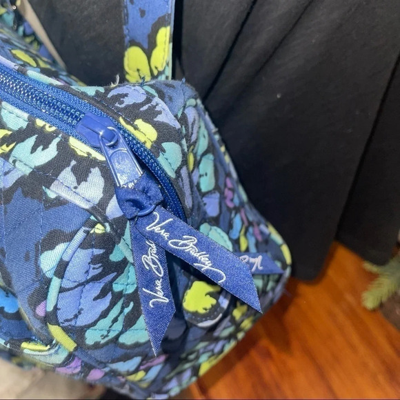 Vera Bradley Caroline Handbag Indigo Pop - Picture 4 of 6
